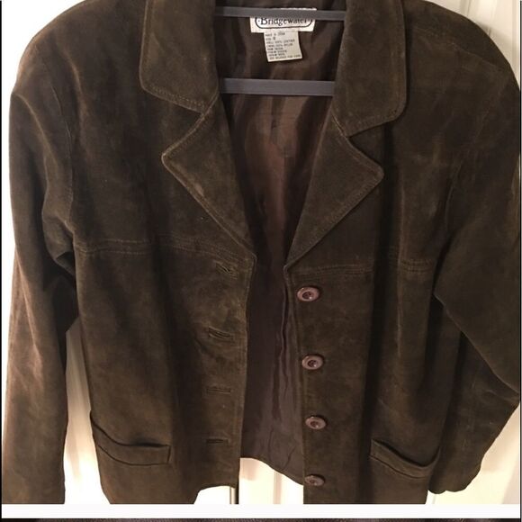 100% Leather Suede Jacket - Picture 5 of 11